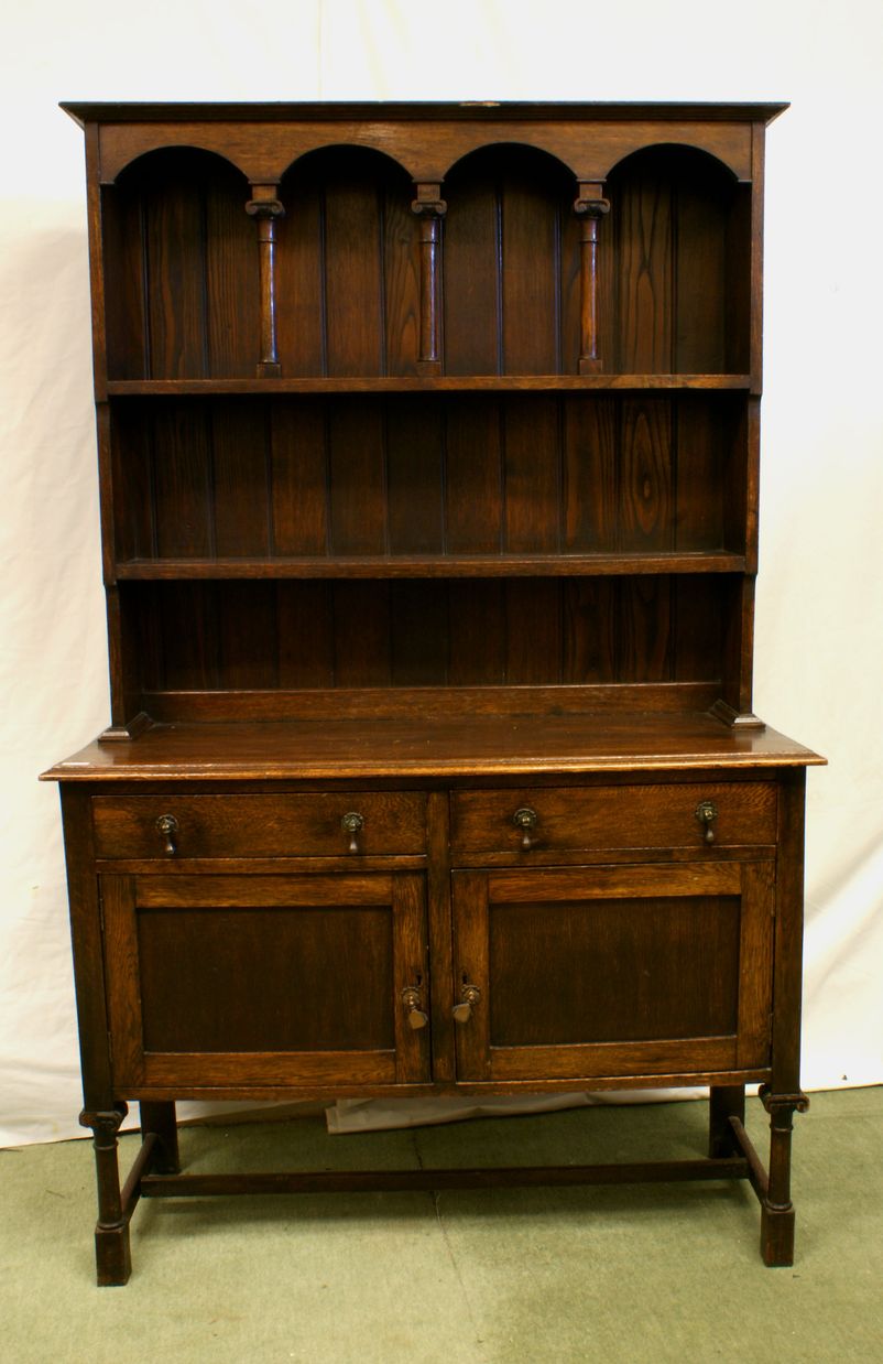 Secondhand Vintage and Reclaimed Miscellany Oak Welsh Dresser Warrington, Cheshire