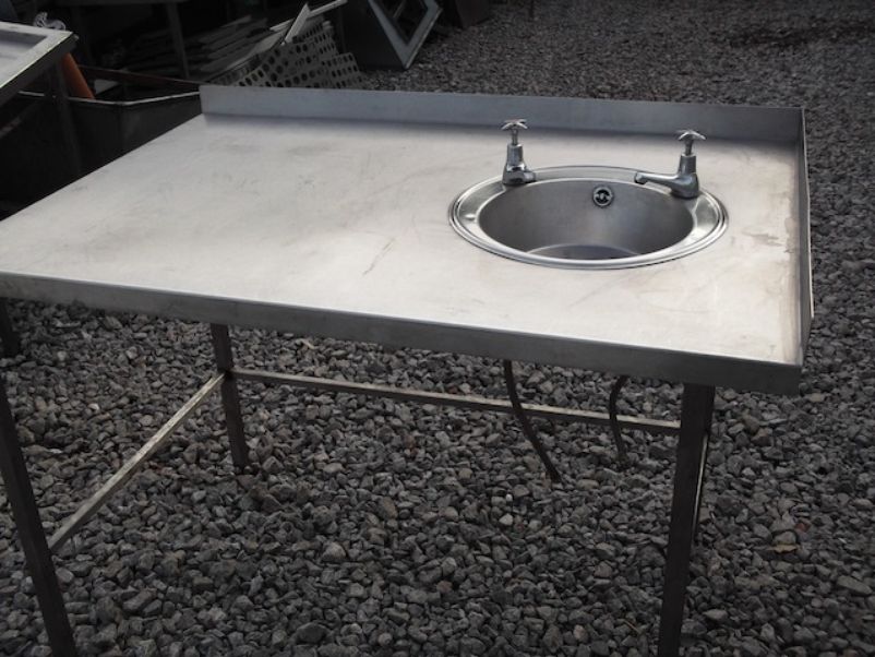 ... Stainless Steel Table & Hand Sink (1847) - Bridgwater, Somerset