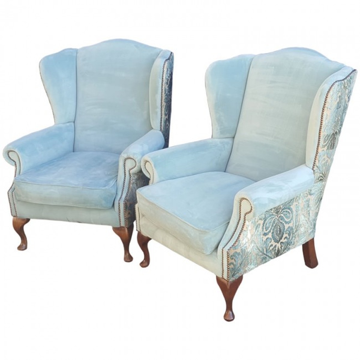 Secondhand Hotel Furniture  Lounge and Bar  Luxury Pair of Wingback Armchairs Code 