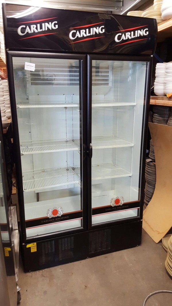 Sold Carling Drinks Display Fridge Sold Carling Drinks Display Fridge