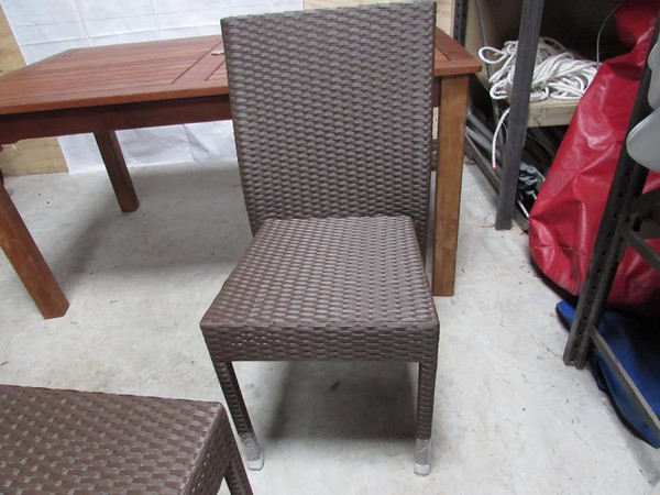20x commercial lovely warm brown outdoor rattan dining chairs somerset - Garden Furniture Eastbourne 20x commercial lovely warm brown outdoor rattan dining chairs somerset - Garden Furniture Eastbourne