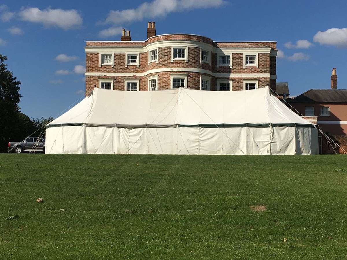 Curlew SecondHand Marquees Traditional or Pole Marquee Traditional Canvas Marquee