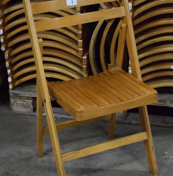 Secondhand Chairs and Tables Folding Chairs