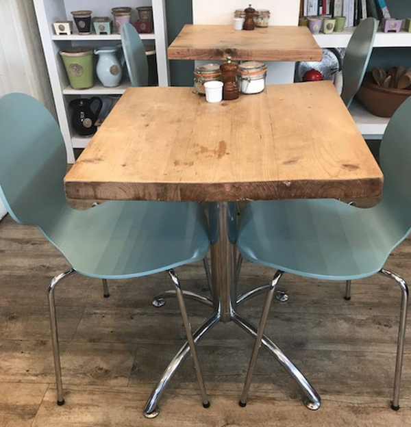Secondhand Chairs and Tables Restaurant or Cafe Tables