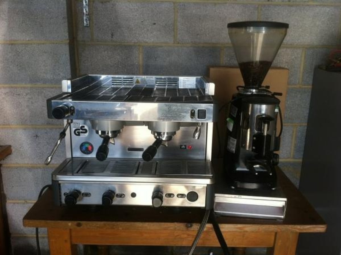 Electronic Rancilio Coffee Machine For Sale secondhand catering equipment 2 group espresso machines la cimbali coffee machine
