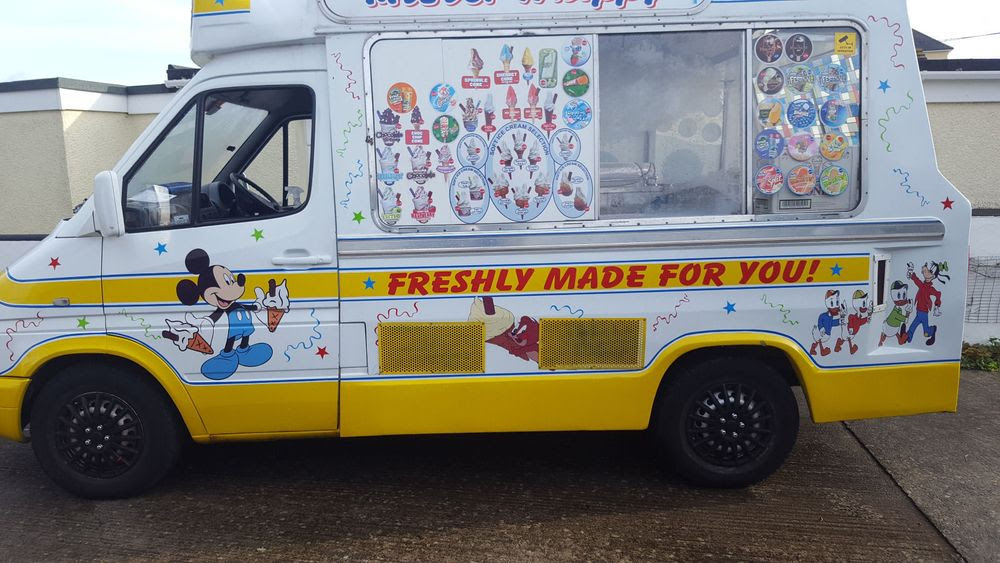 mercedes ice cream van for sale