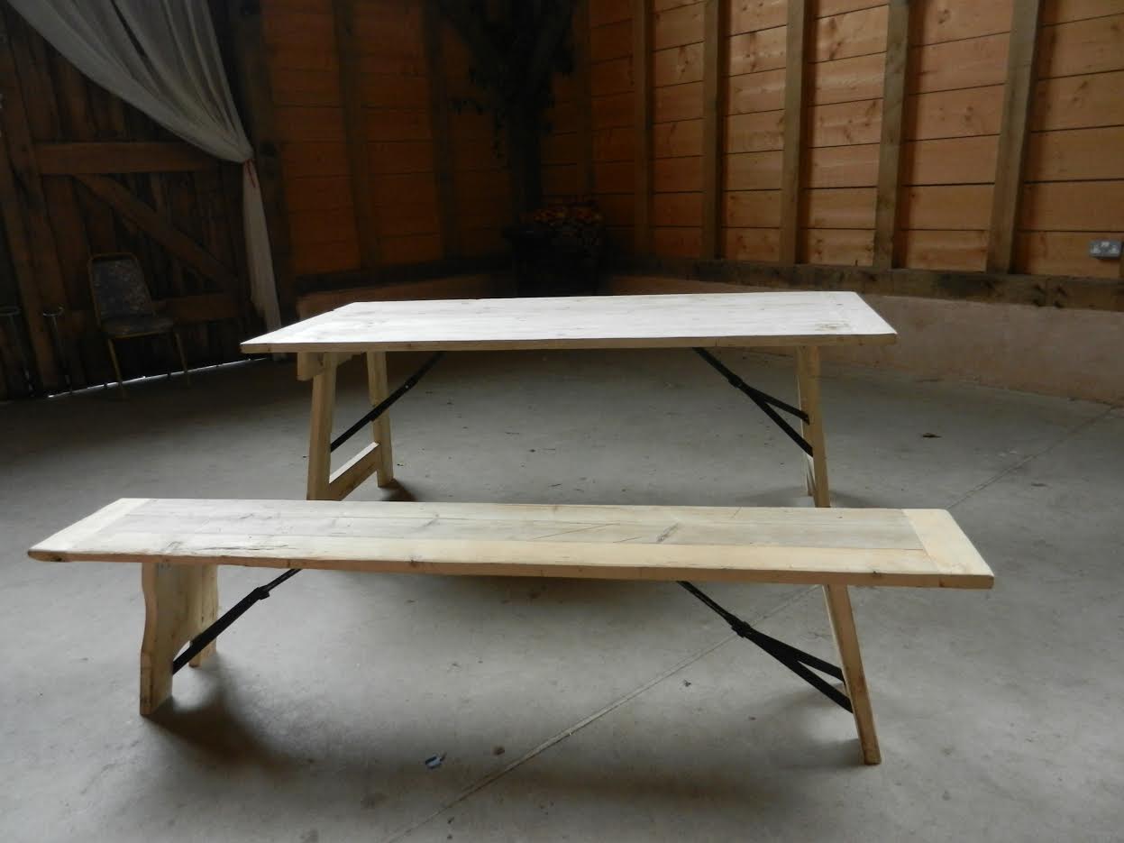 used wooden trestle tables sale