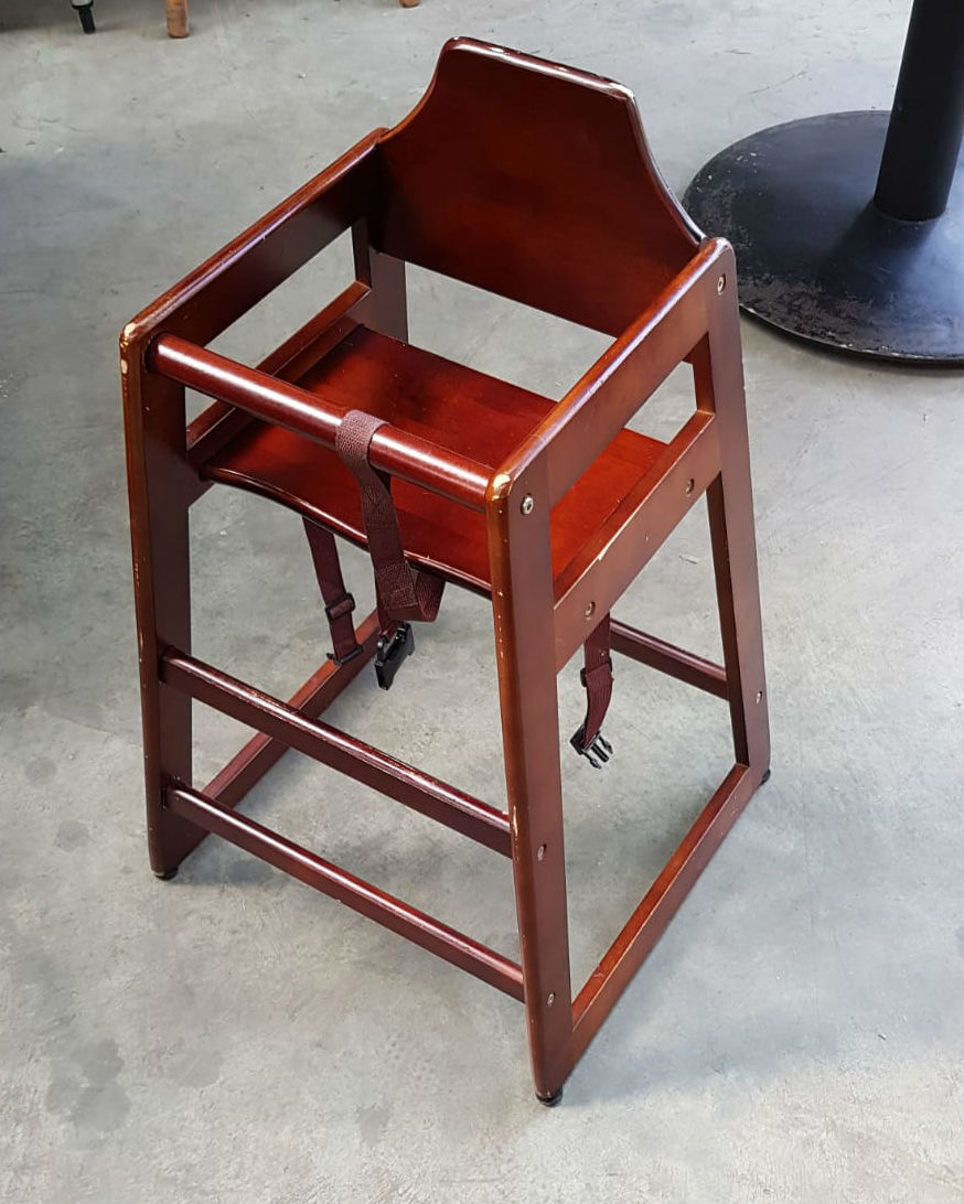 second hand wooden high chair