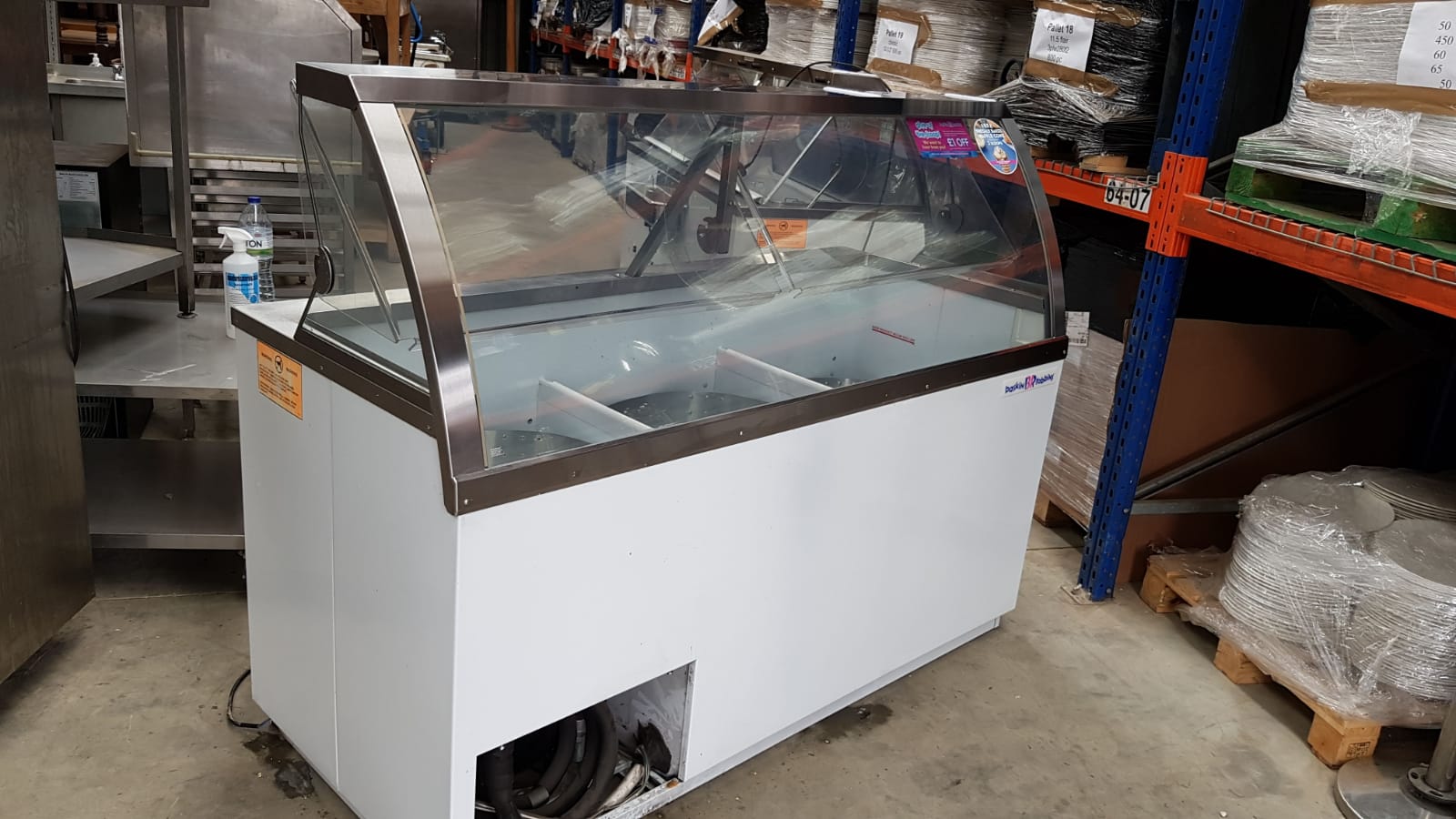 Secondhand Shop Equipment Ice Cream Display Freezers