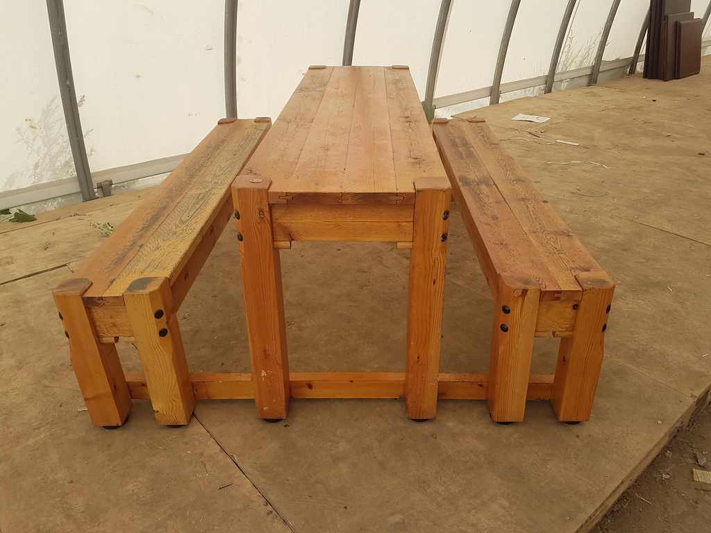 Secondhand Prop Shop Vintage Rustic Wedding 5x Long Tables
