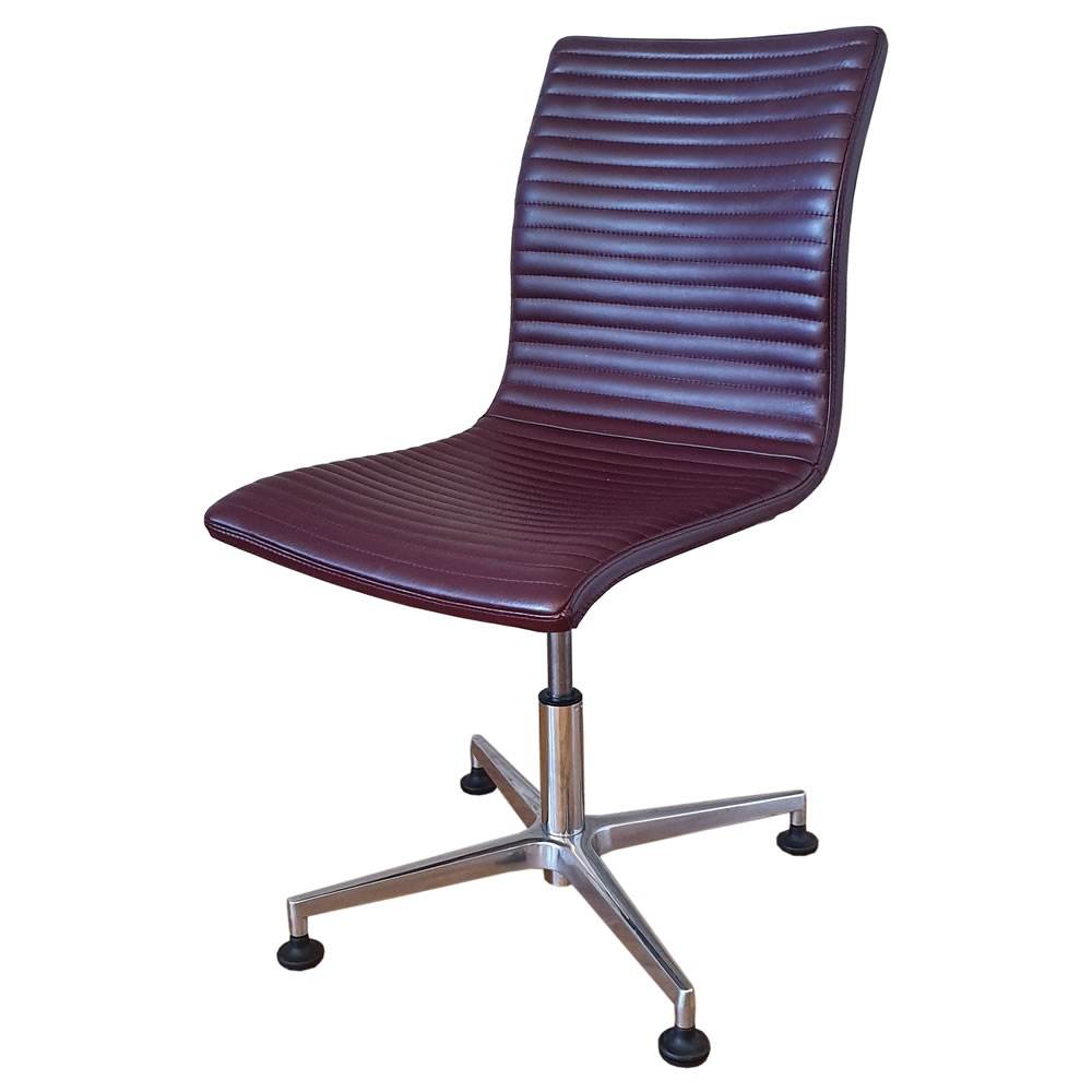 Secondhand Chairs And Tables Office Furniture 60x Used Designer Real Leather Desk Dressing Table Chair Product Code Mf3260 Peterborough Cambridgeshire