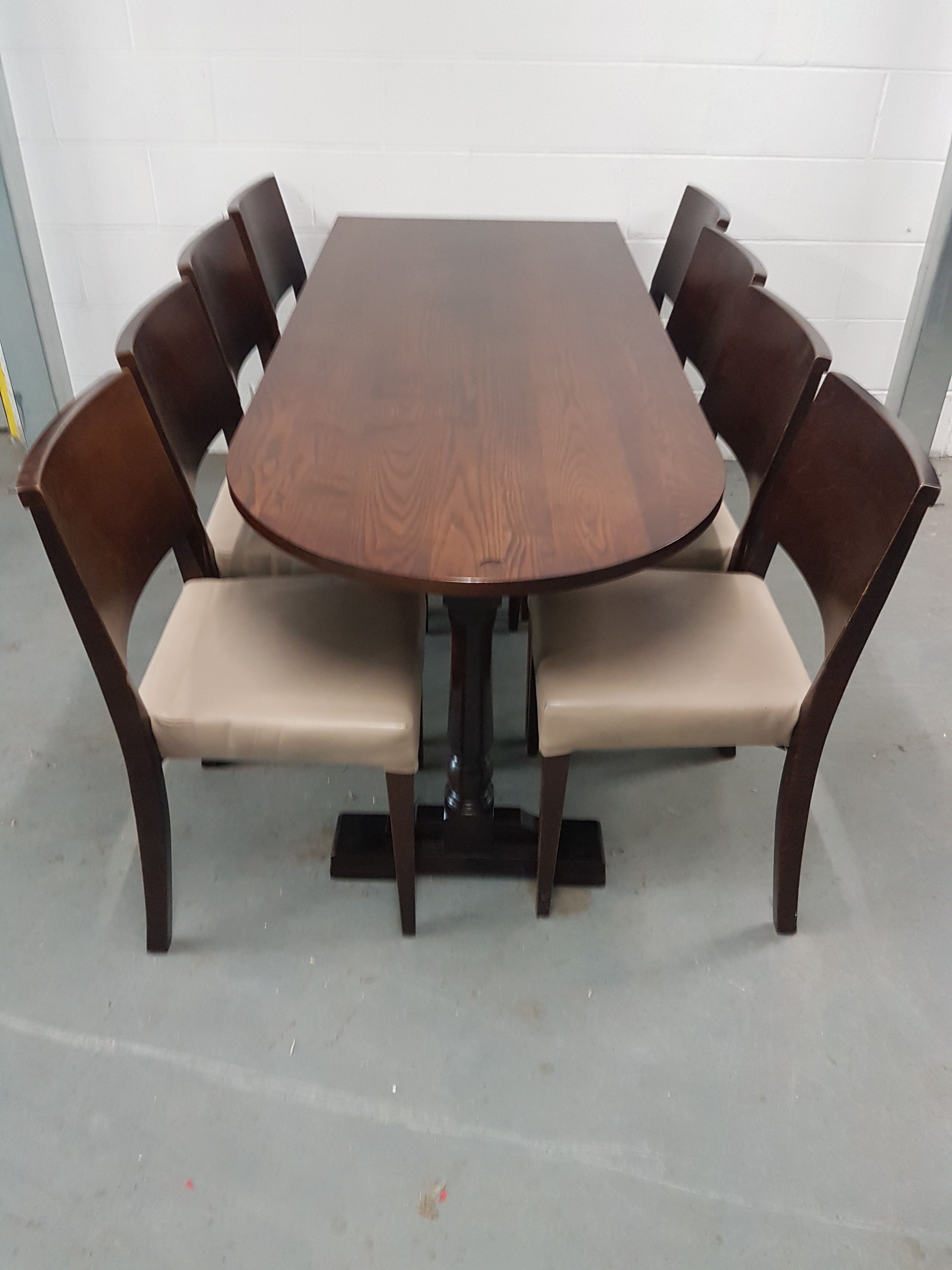 A Pair Of New Slight 2nds D End Extended Twin Pedestal Tables With 16 Chairs Derby Derbyshire