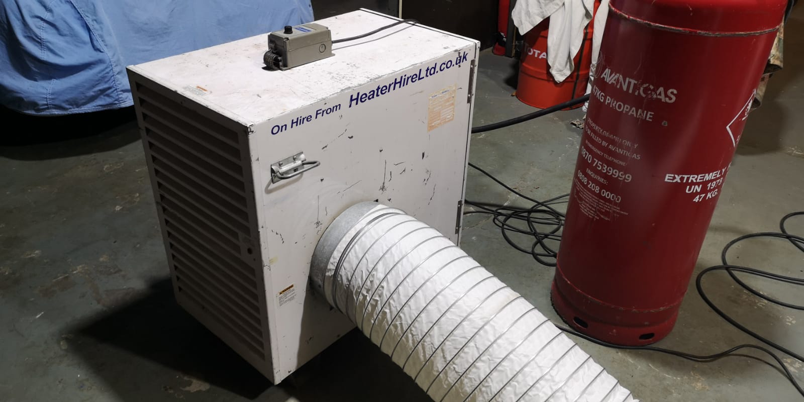 Curlew - New and Used Marquees | Heaters Indirect | LB White Premier 170  Marquee Heater - Stanton, Suffolk