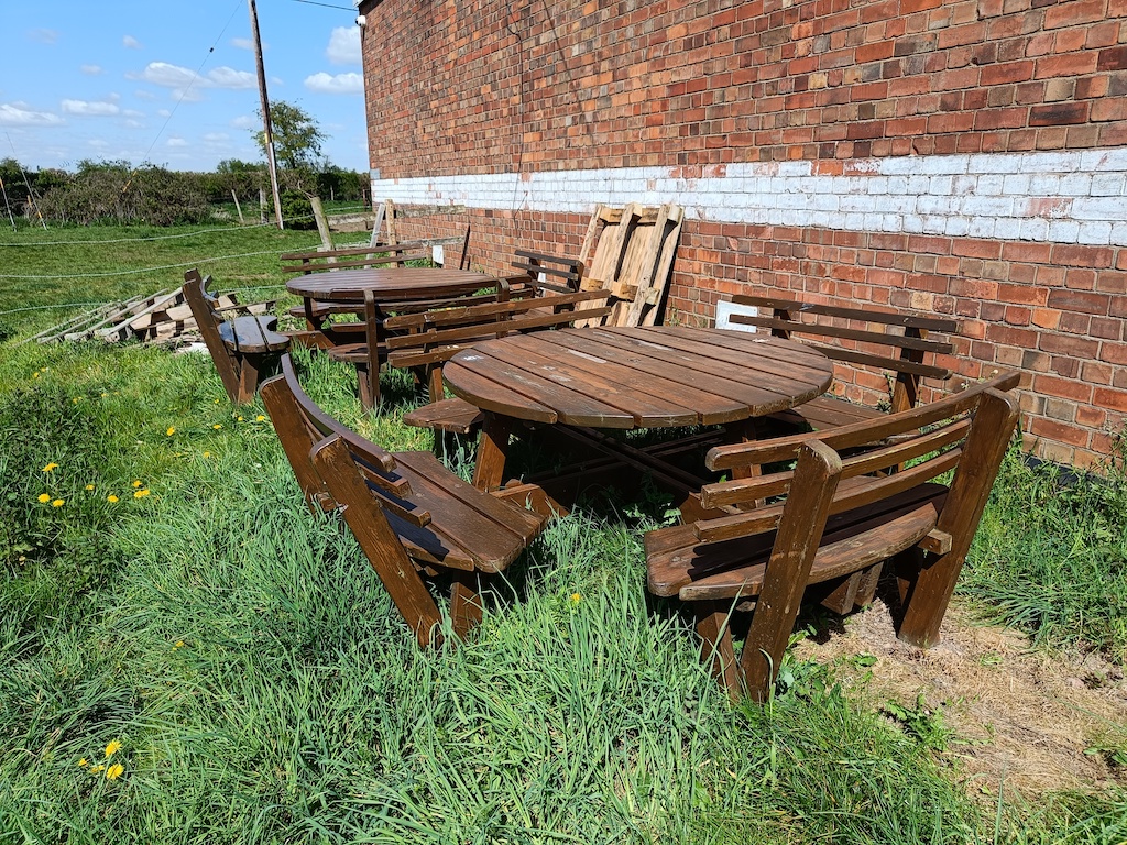 4 Unusual 2nd Hand 8 Seater Picnic Benches East Nottinghamshire