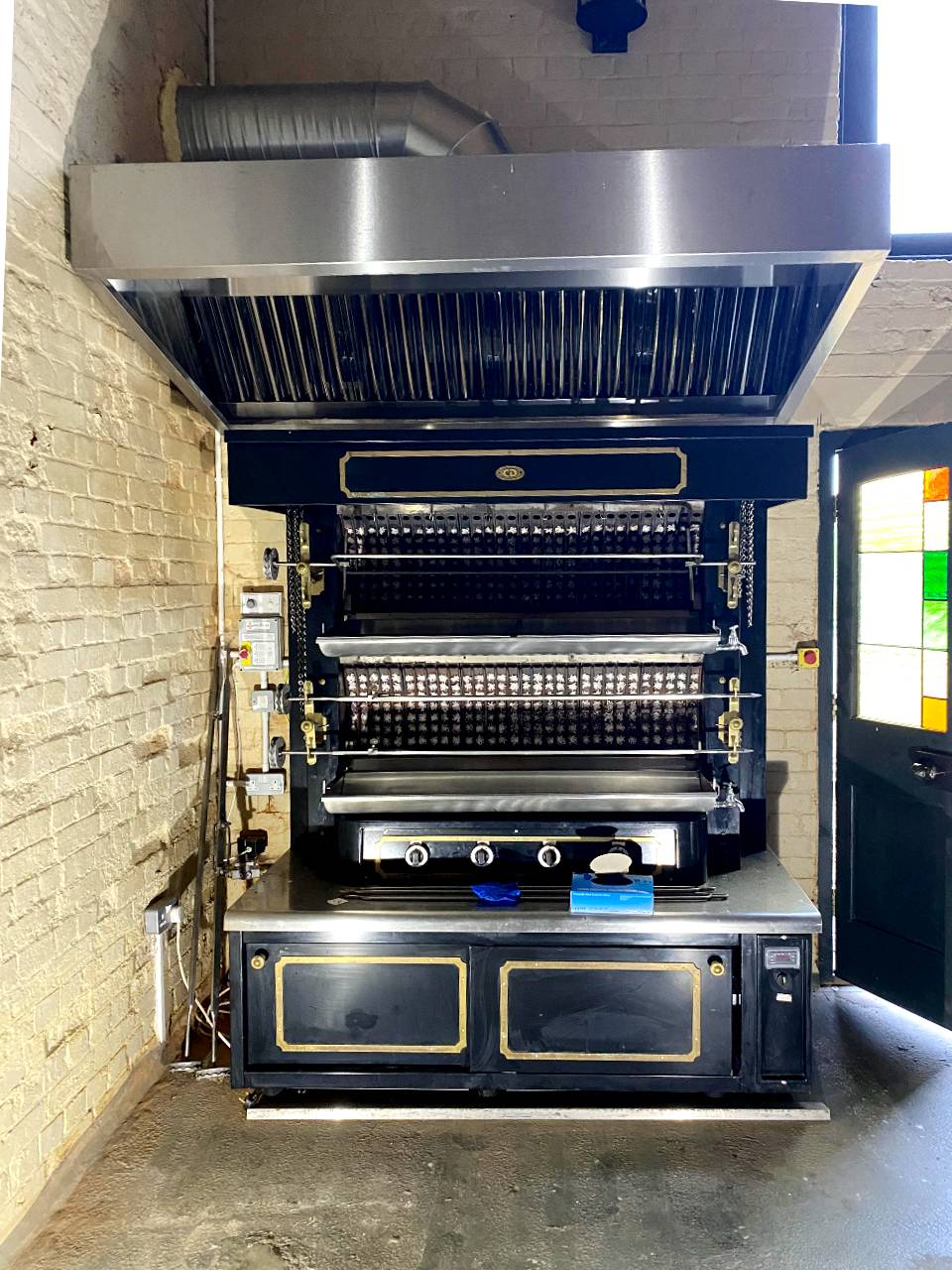 commercial rotisserie grill