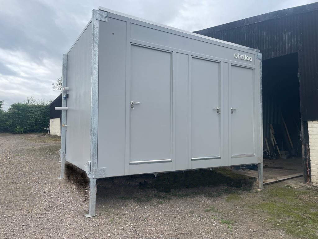 Shipping container best sale toilet blocks