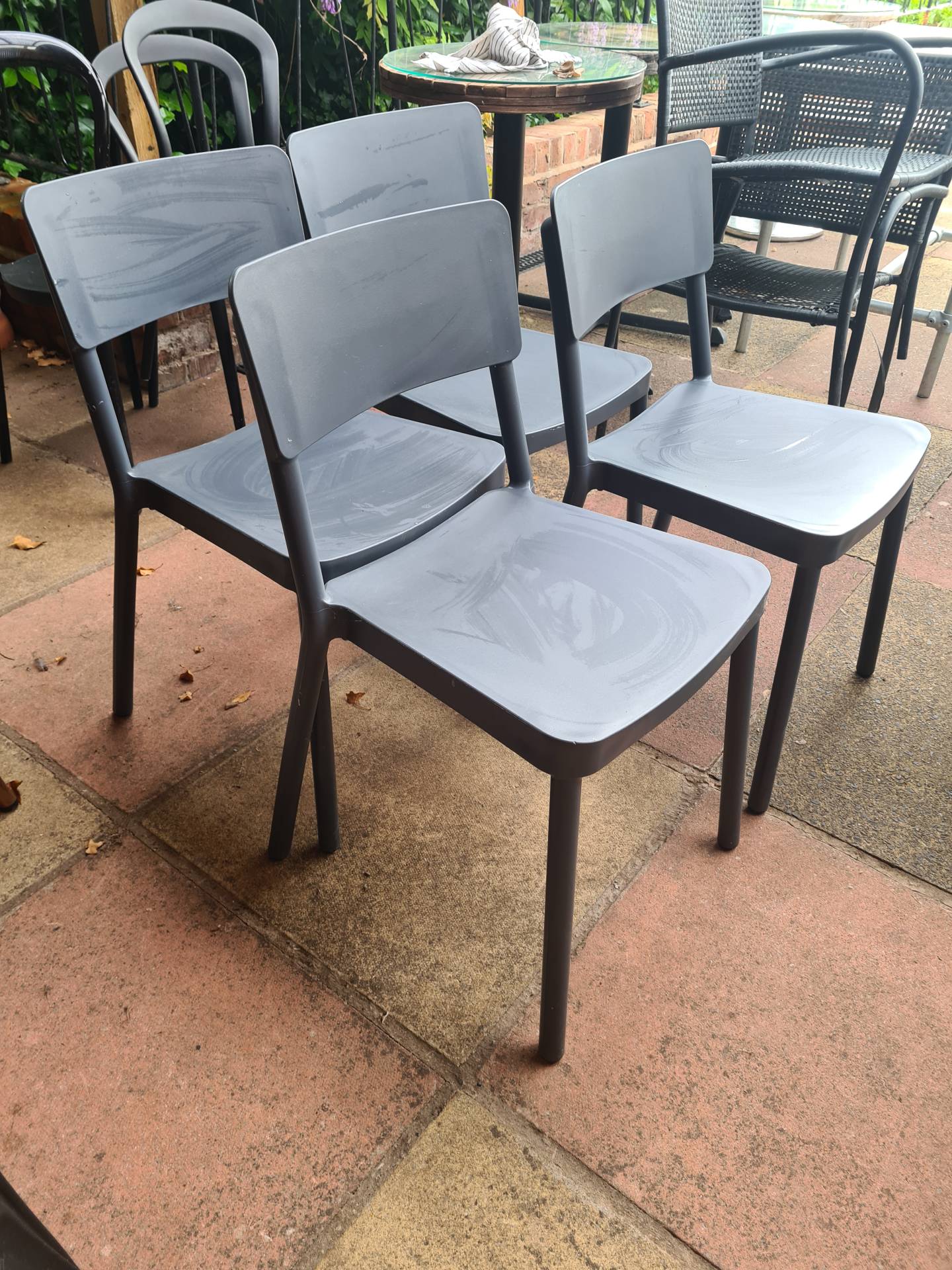 Outdoor cafe deals chairs for sale