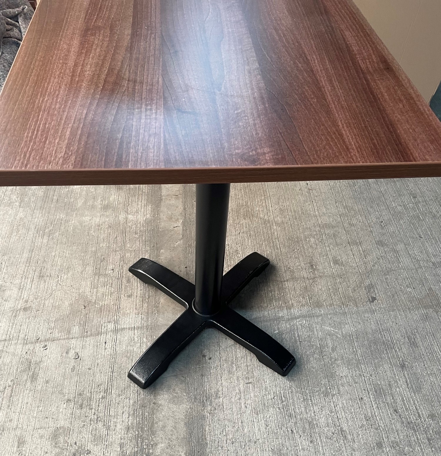 4x Walnut Laminate Tables