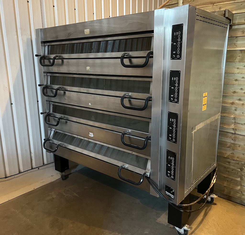 PizzaMaster Four Stone Hearth, Four Deck, Modular Electric Deck Pizza Oven  PM744 Manchester