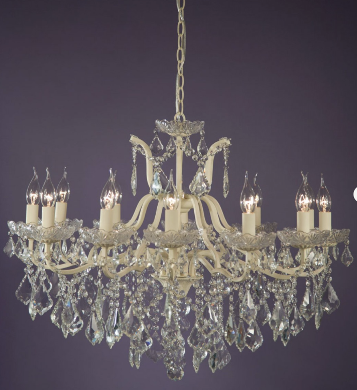 Second hand crystal deals chandeliers