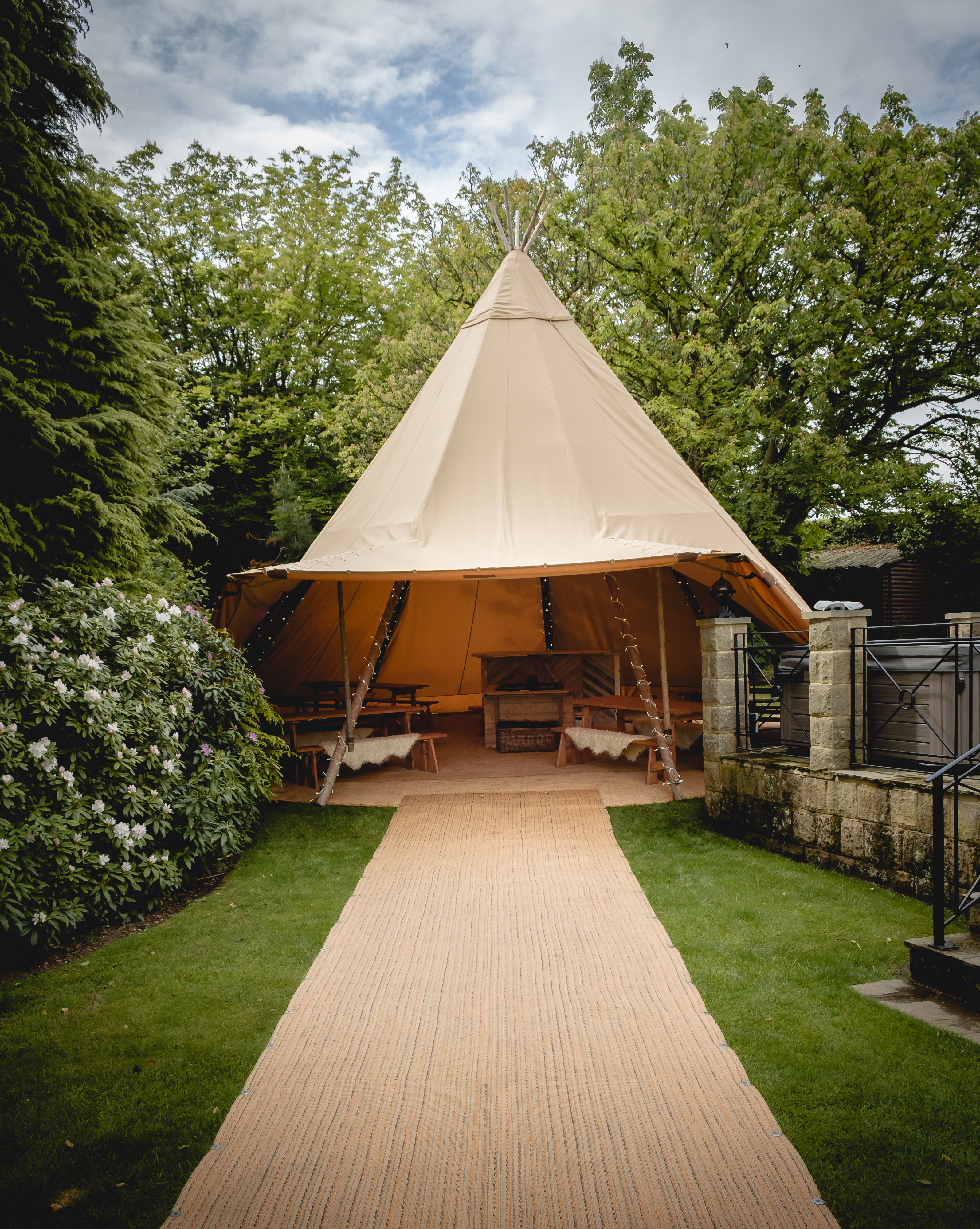 Giant Tipi Marquee Tipi Hire Company Tipi Hire Company Garden