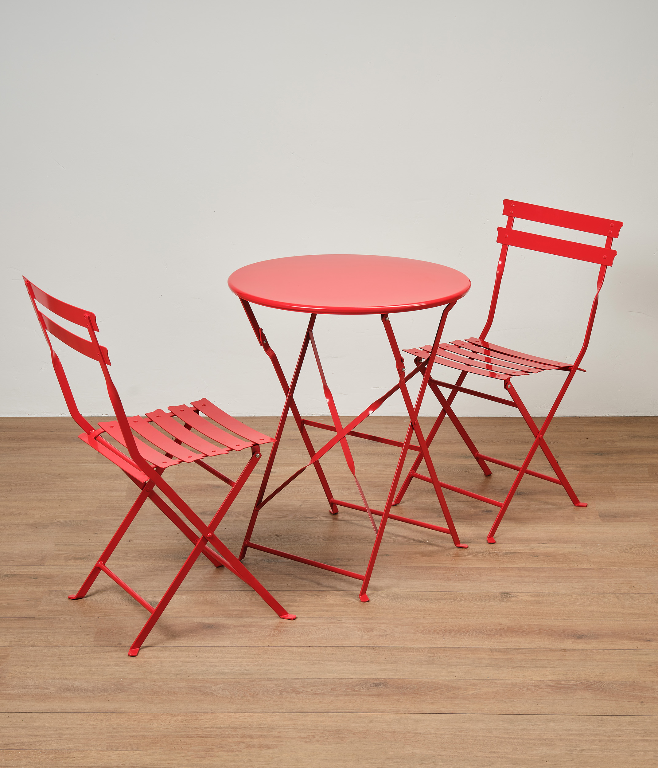 20x Red Bistro Table Chairs Set Gloucestershire