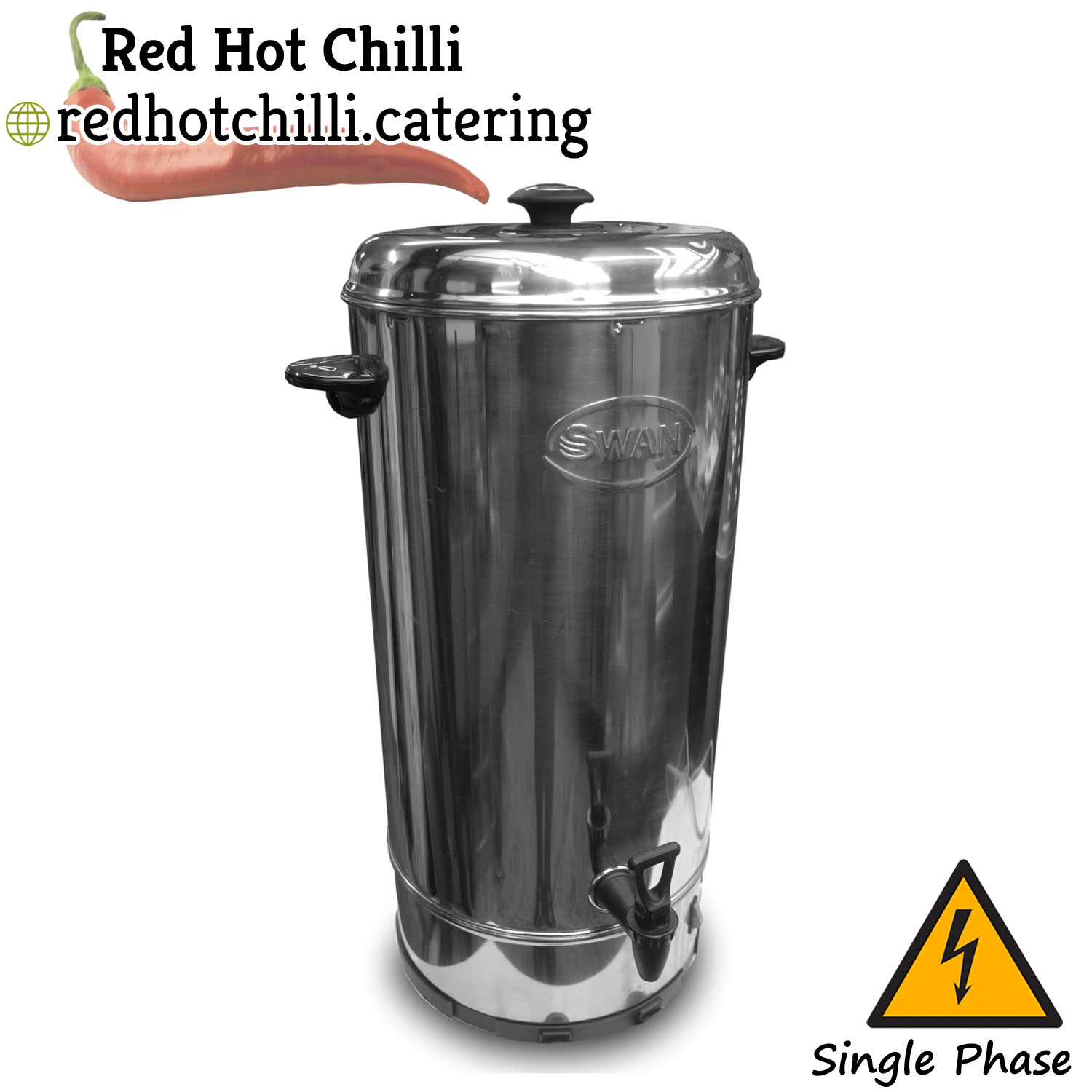 Secondhand Shop Equipment Red Hot Chilli Cheshire Swan 26ltr