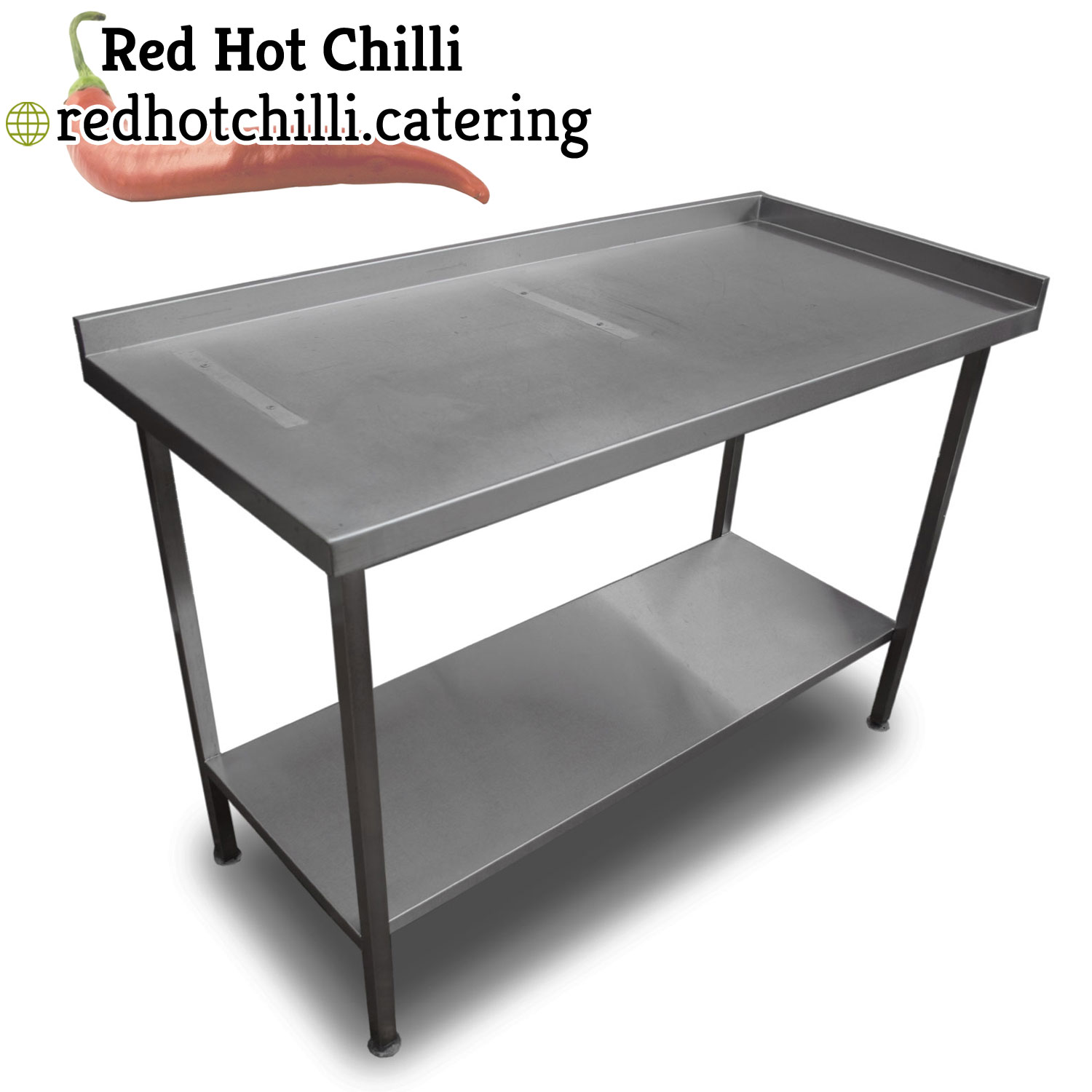 Secondhand Catering Equipment Stainless Steel Tables 1.01m to 2m 1.4m Stainless Steel Table Ref 1849 Warrington Cheshire