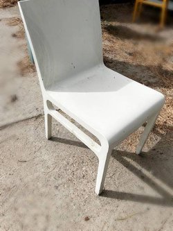 White plywood chairs