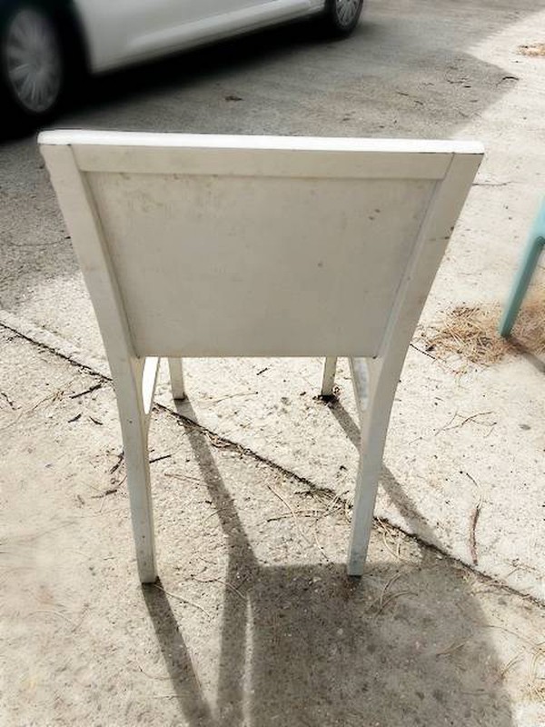 Used plywood chairs