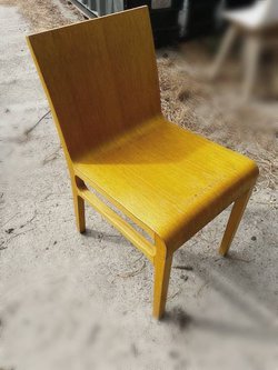 Natural wood cafe chairs for sale