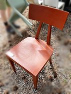 Wooden cafe chairs