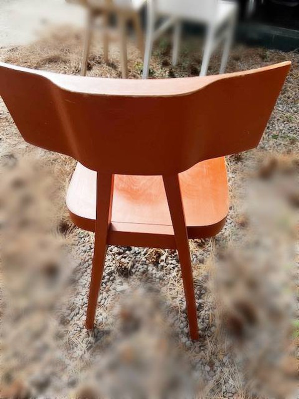 Solid wood cafe chairs