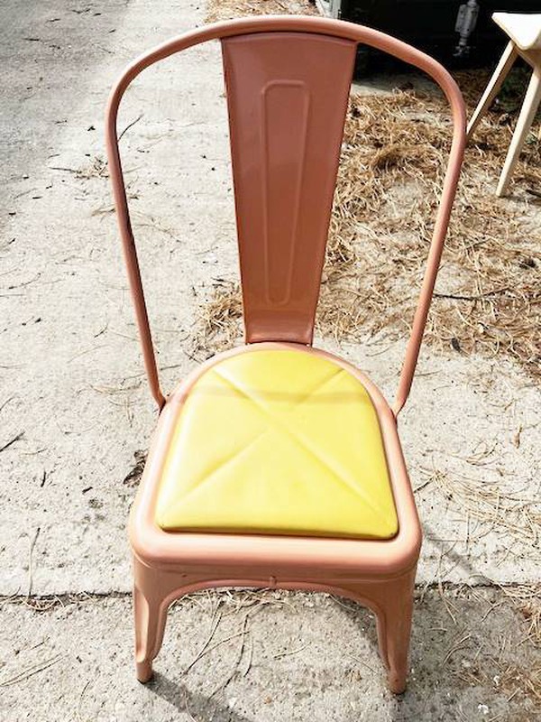 Tolix style cafe chairs