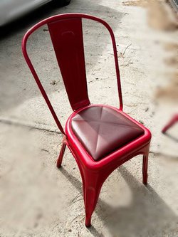 Tolix style stacking chairs