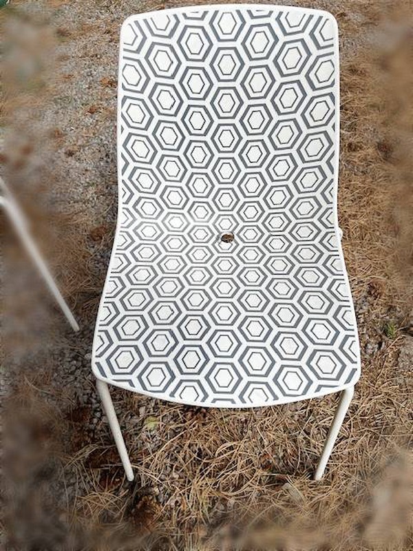Plastic outdoor chairs