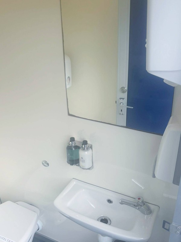 Ladies and gents toilet trailer