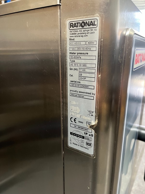 6 Grid Gas Combi Oven