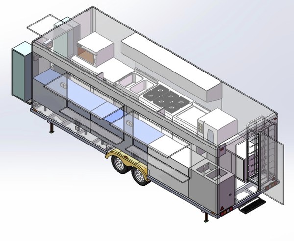 Custom Mobile Kitchen Trailers