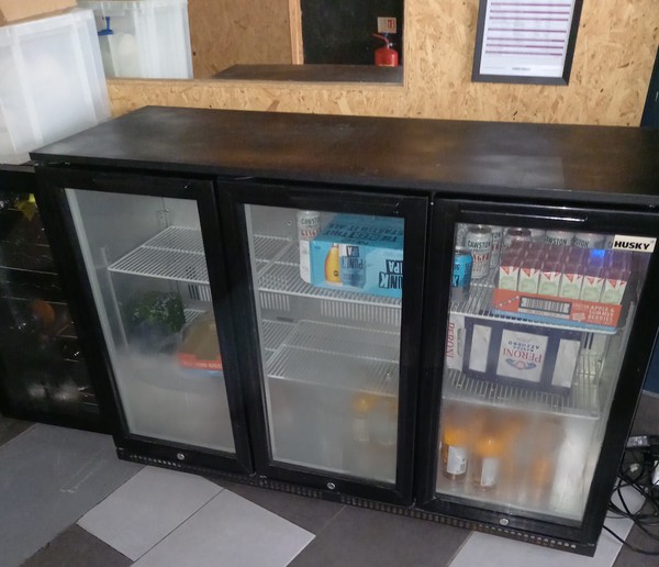 Husky Bottle Bar Fridge