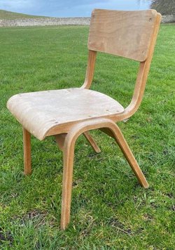 Stacking Plywood Chairs For Sale