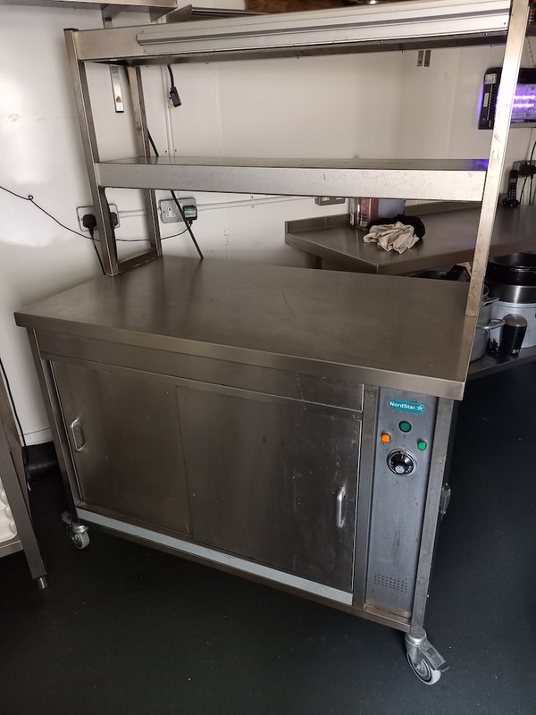 Hot Cupboard With 2 Tier Heated Gantry