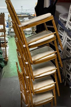 Gold banqueting chairs for sale