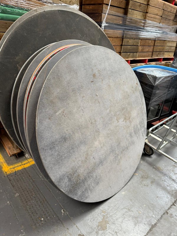 6ft and 5' 6" round tables for sale