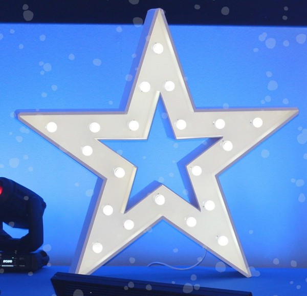 Giant light up star