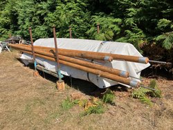 Traditional marquee poles for 40ft (12M) marquee
