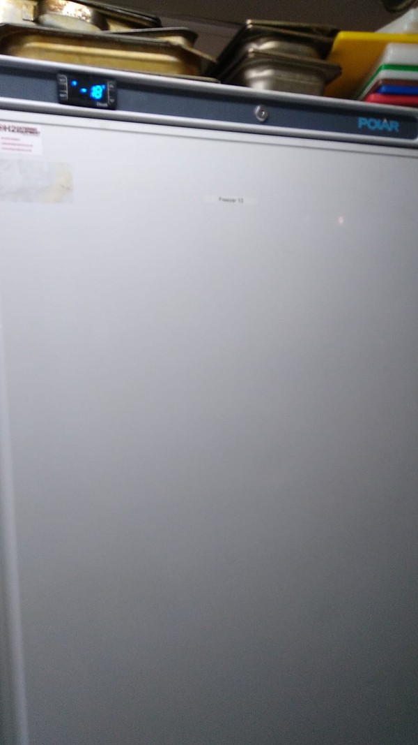 Upright single door freezer