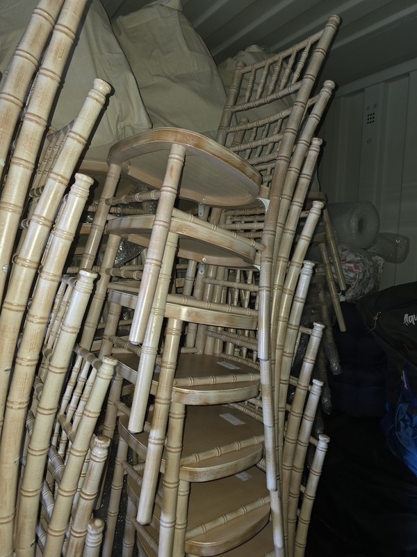 Stack of Chiavari Chairs
