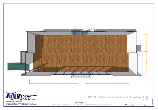 Used Demountable Exhibition Trailer