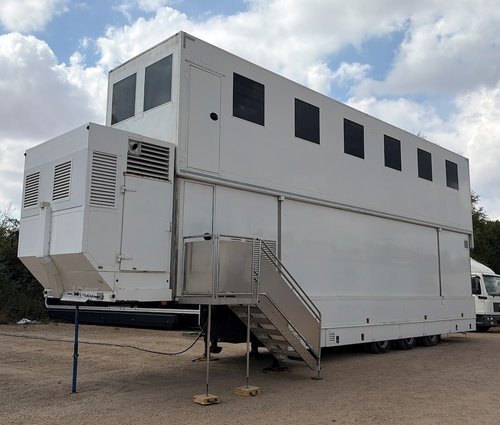 White 13.6m Ex Disaster Recovery Double Deck Trailer